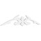 Ekena Millwork Pitch Milton Architectural Grade PVC Gable Pediment, 60"W x 12 1/2"H x 1"P (5/12) GPP060X013X100MIL - alternate 1
